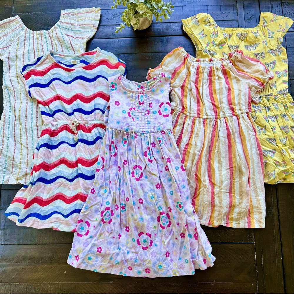 Bundle of 5 girls dresses - size 4